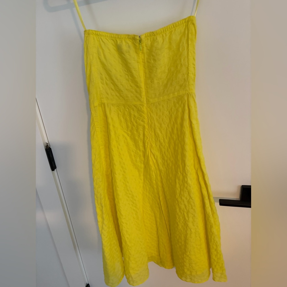 J. Crew Strapless Yellow Dress - Picture 2 of 6